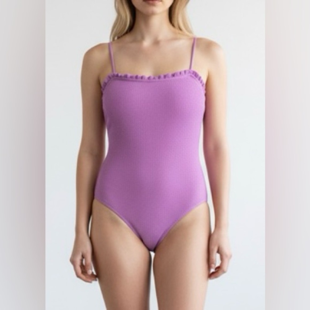 No Boundaries Lavender One-Piece Swimsuit